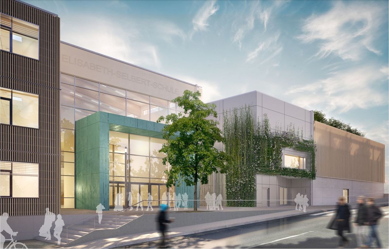 Entrance of Elisabeth Selbert School