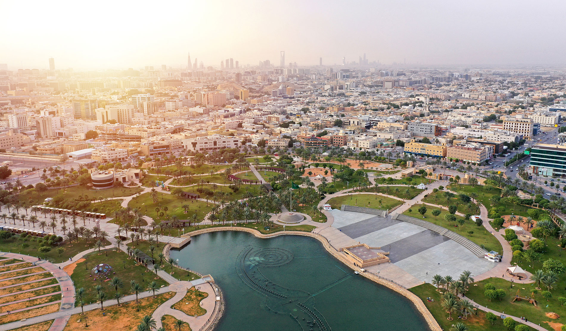 Urban Forestation in Riyadh, Saudi Arabia